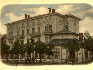 Das Strandhotel im Jahre 1896.