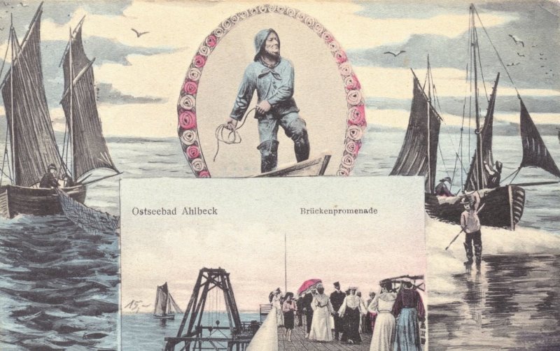 Die Fischer bei der Arbeit.