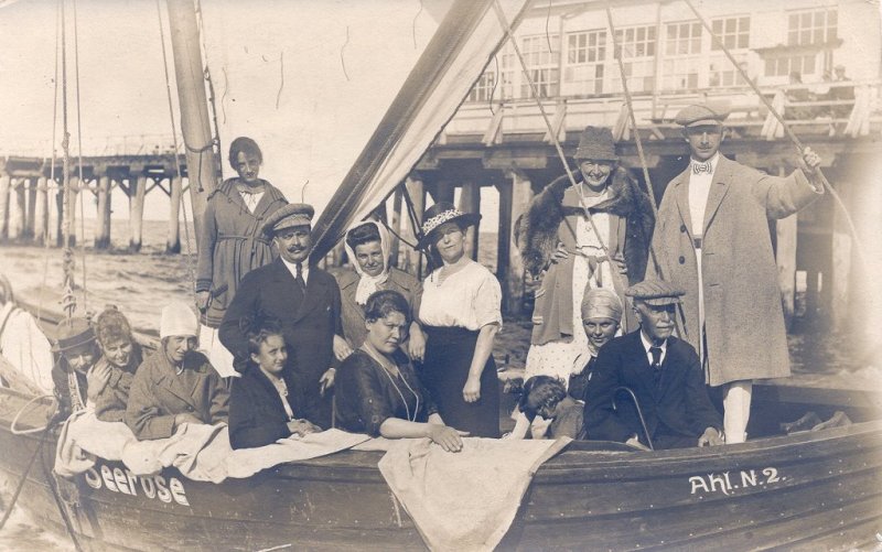 Die Seerose an der Ahlbecker Seebrücke.