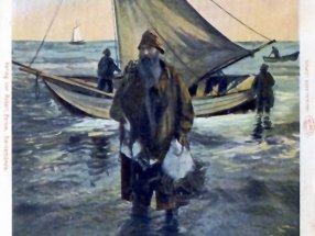 Ein Bansiner Fischer mit gutem Fang.