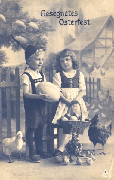 Kinder zu Ostern