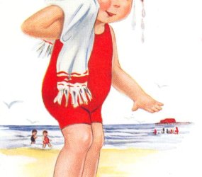 Nach dem erfrischenden Bad.