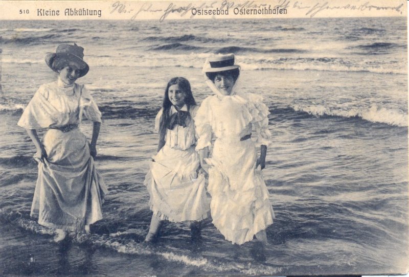 Abkühlung Osternothafen 1910