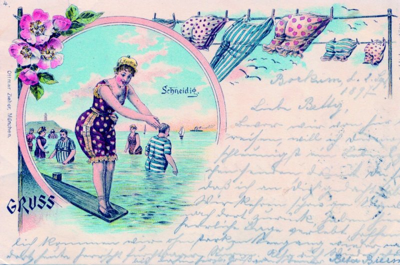 Bademode Leine 1897