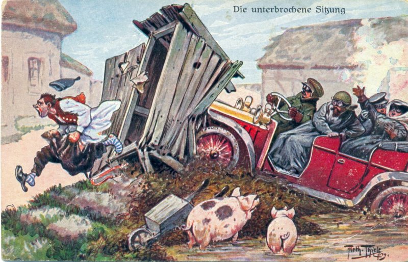 Arthur Thiele: „Die unterbrochene Sitzung.“